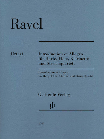 Ravel Introduction and Allegro for Harp, Flute, Clarinet and String Quartet