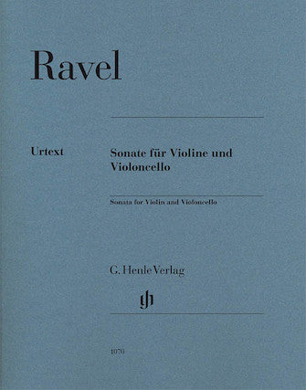 Ravel Sonata for Violin and Violoncello