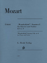 Mozart Wunderkind Sonatas - Volume 1, K6-9 Violin and Piano