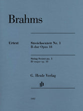 Brahms String Sextet No 1 Opus 18 in B flat major