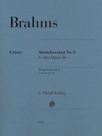 Brahms String Sextet No 2 in G Major Opus 36