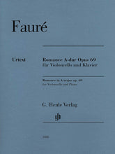 Faure Romance a Major Op. 69 Cello and Piano