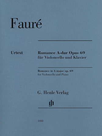 Faure Romance a Major Op. 69 Cello and Piano