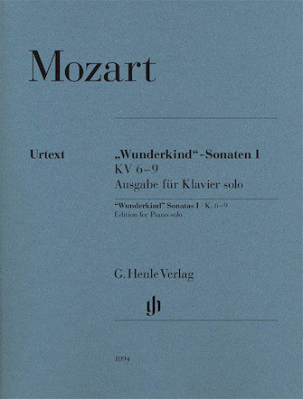 Mozart Wunderkind Sonatas Volume 1 K. 6-9