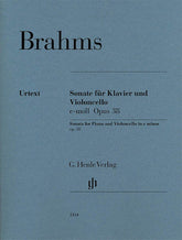 Brahms Violoncello Sonata in E minor Opus 38