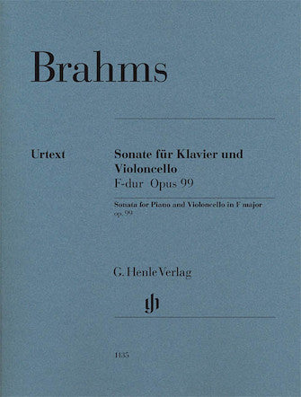 Brahms Sonata for Piano and Violoncello in F major Opus 99