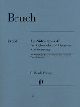 Bruch Kol Nidrei Op. 47 Cello and Piano Reduction
