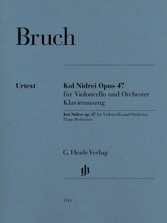 Bruch Kol Nidrei Op. 47 Cello and Piano Reduction