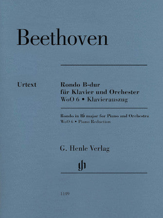Beethoven Rondo in B-flat Major WoO 6 piano reduction