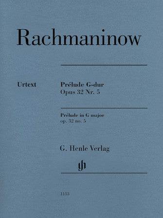 Rachmaninoff Prelude in G Major Op. 32 No. 5