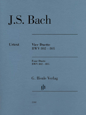 Bach 4 Duets BWV 802-805 (edition without fingering)