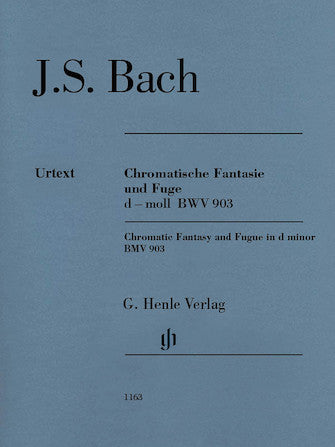 Bach Chromatic Fantasy and Fugue in D minor BWV 903 (edition without fingering)