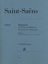 Saint-Saens Romances for Horn and Piano; Version for Violoncello and Piano