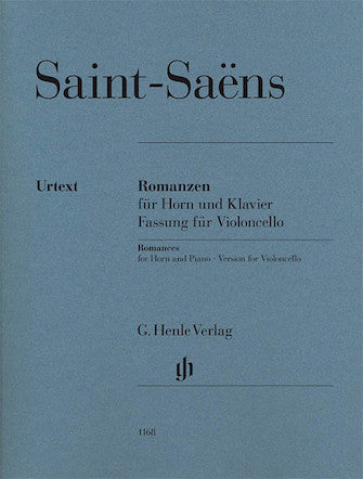 Saint-Saens Romances for Horn and Piano; Version for Violoncello and Piano