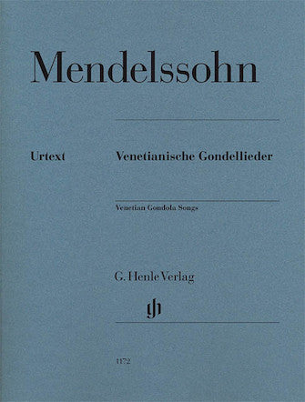 Mendelssohn Venetian Gondola Songs Piano