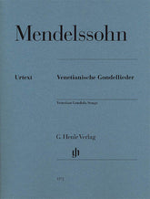 Mendelssohn Venetian Gondola Songs Piano