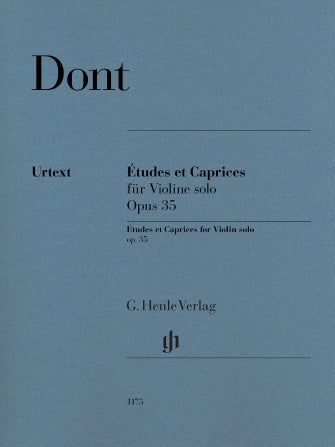 Dont Etudes and Caprices for Violin Solo Op. 35