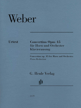 Weber Concertino Op. 45 Horn and Orchestra (Piano Reduction)