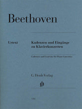 Beethoven Cadenzas and Lead-ins for Piano Concertos