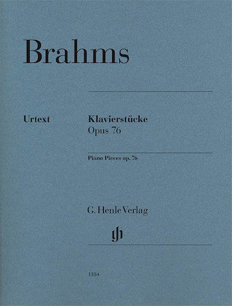 Brahms Klavierstucke (Piano Pieces) Opus 76