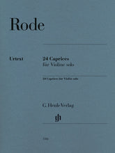 Rode 24 Caprices for Violin Solo