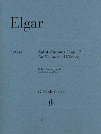 Elgar Salut d'amour Op. 12 for Violin and Piano