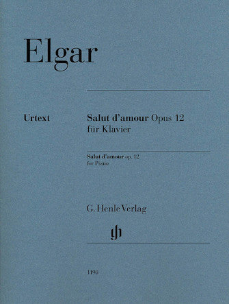 Elgar Salut d'amour Op. 12 Solo Piano