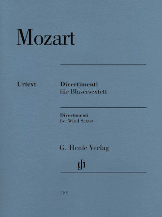 Mozart Divertimenti for 2 Oboes, 2 Horns and 2 Bassoons