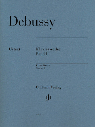 Debussy Piano Works Volume 1