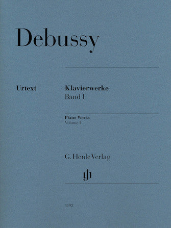 Debussy Piano Works Volume 1