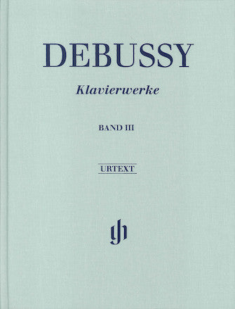 Debussy Piano Works - Volume 3 (cloth hardcover)