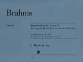 Brahms Symphonies Nos 3 and 4 for Piano Four-Hands