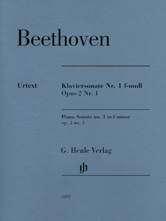 Beethoven Piano Sonata No 1 in F minor Opus 2 No 1