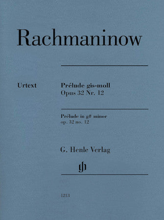 Rachmaninoff Prelude in G-sharp minor, Op. 32 No. 12