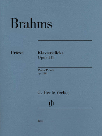 Brahms Klavierstücke (Piano Pieces) Opus 118
