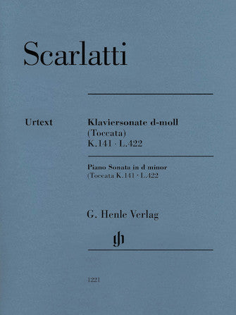 Scarlatti Piano Sonata D Minor (toccata) K. 141, L. 422 Piano Solo