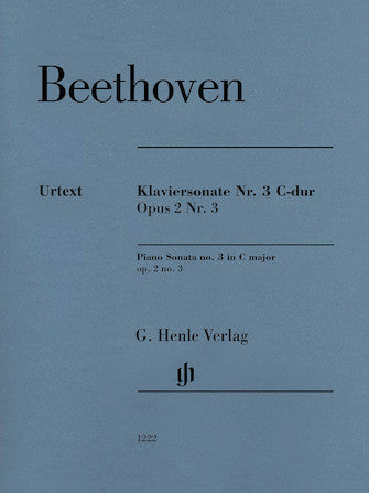 Beethoven Piano Sonata No 3 in C major Op 2 No 3