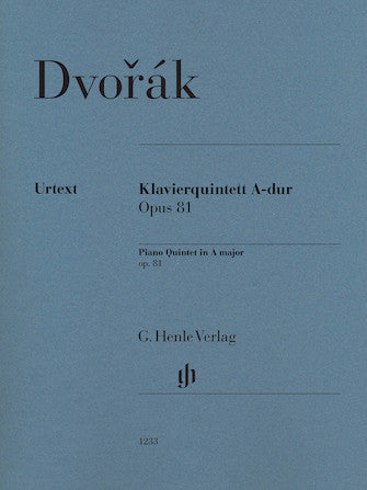 Dvorak Piano Quintet in A Major Opus 81