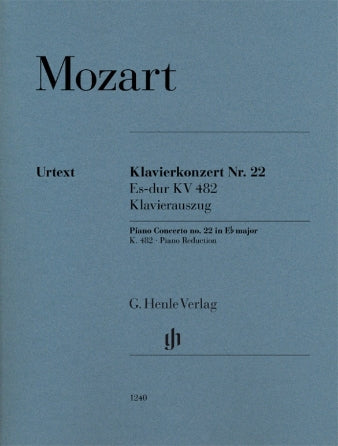 Mozart Piano Concerto No 22 in E flat major K 482