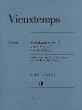 Vieuxtemps Violin Concerto No. 5 in A minor, Op. 37