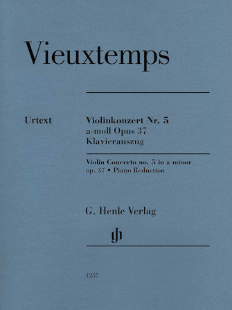 Vieuxtemps Violin Concerto No. 5 in A minor, Op. 37