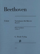 Beethoven Piano Variations, Volume 1 - Revised Edition