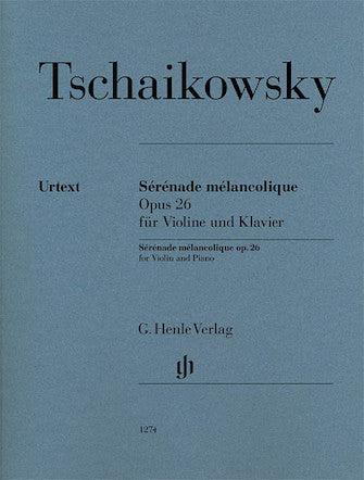 Tchaikovsky Serenade Melancolique, Op. 26 - Violin and Piano