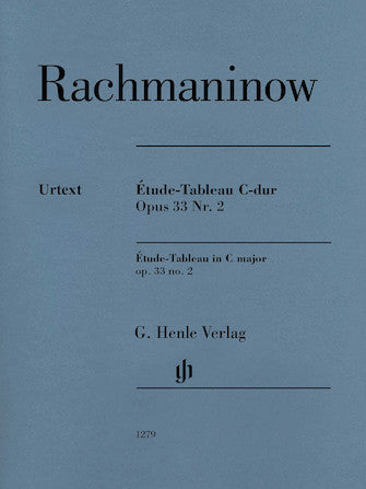 Rachmaninoff Etude-Tableau in C Major, Op. 33 No. 2