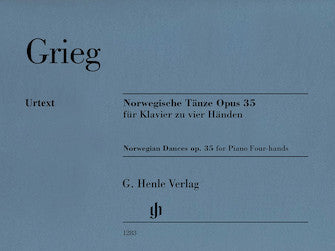 Grieg Norwegian Dances Opus 35 for Piano Four-Hands