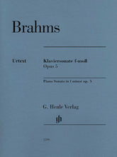 Brahms Piano Sonata F Minor Op. 5