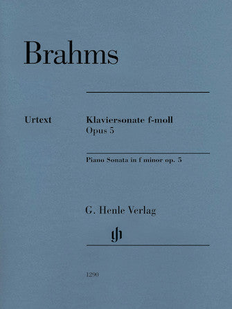 Brahms Piano Sonata F Minor Op. 5