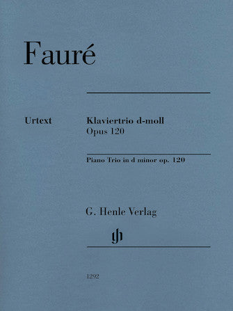 Faure Piano Trio in d minor Opus 120