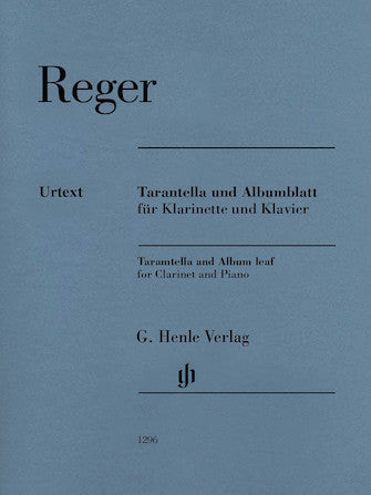 Reger Tarantella and Album Leaf