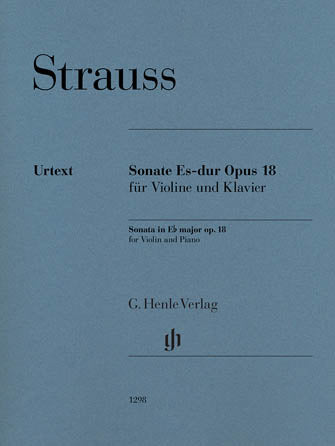 Strauss Violin Sonata E flat major op. 18